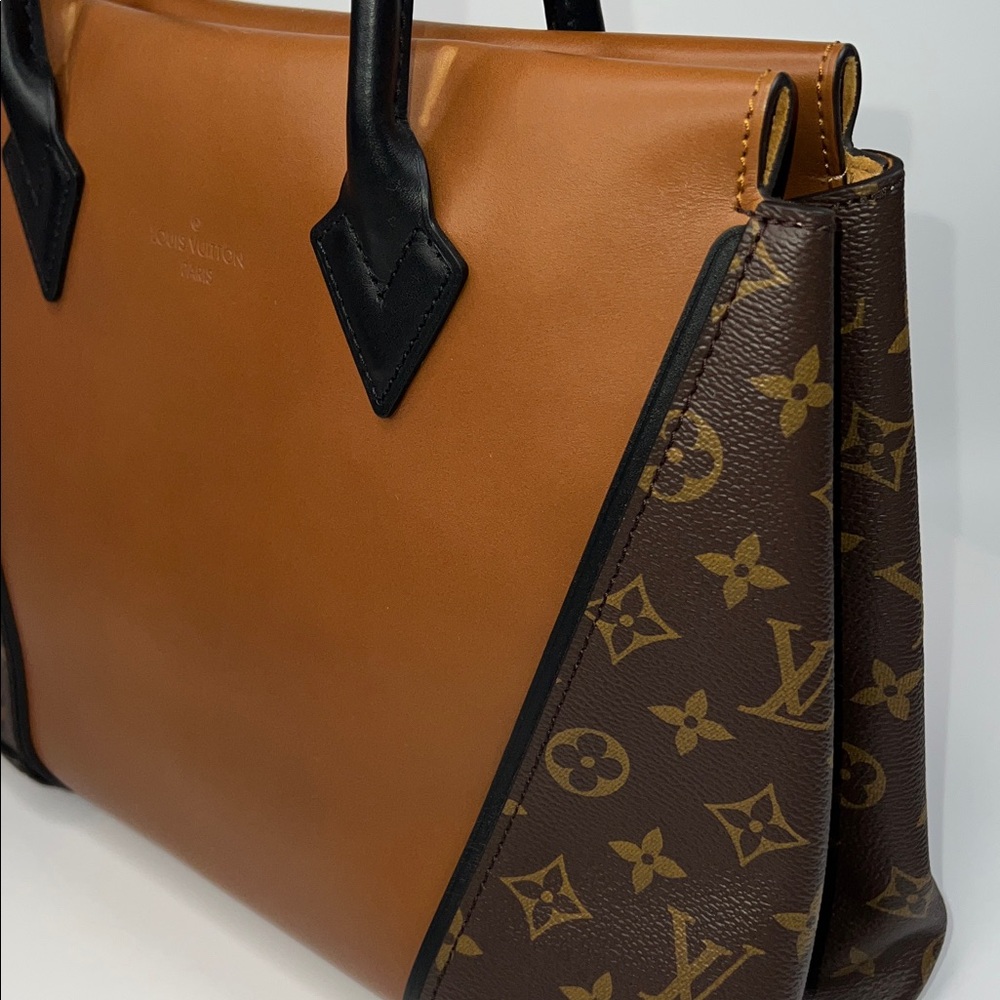 ❤️NWT LOUIS VUITTON CUIR ORFEVRE TOTE W/ PM MONOGRAM NOISETTE M40941 - Picture 5 of 16
